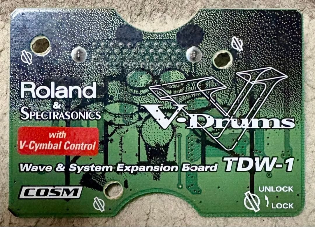 Roland TDW-1 Expansion board For TD-10 V-Drums electronic Percussion Tested