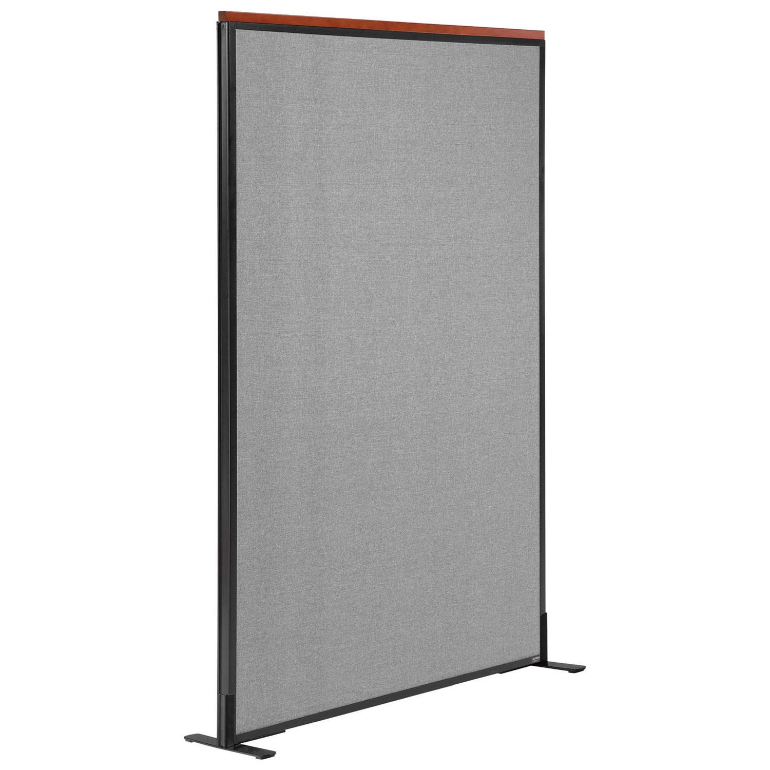 48-1/4"W x 61-1/2"H Deluxe Freestanding Office Partition Panel Gray