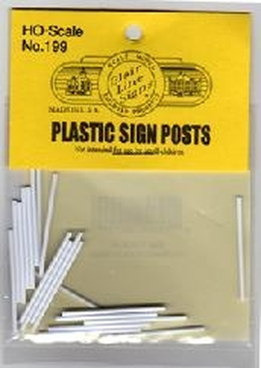 Blair Line N Plastic Sign Posts ~ 099