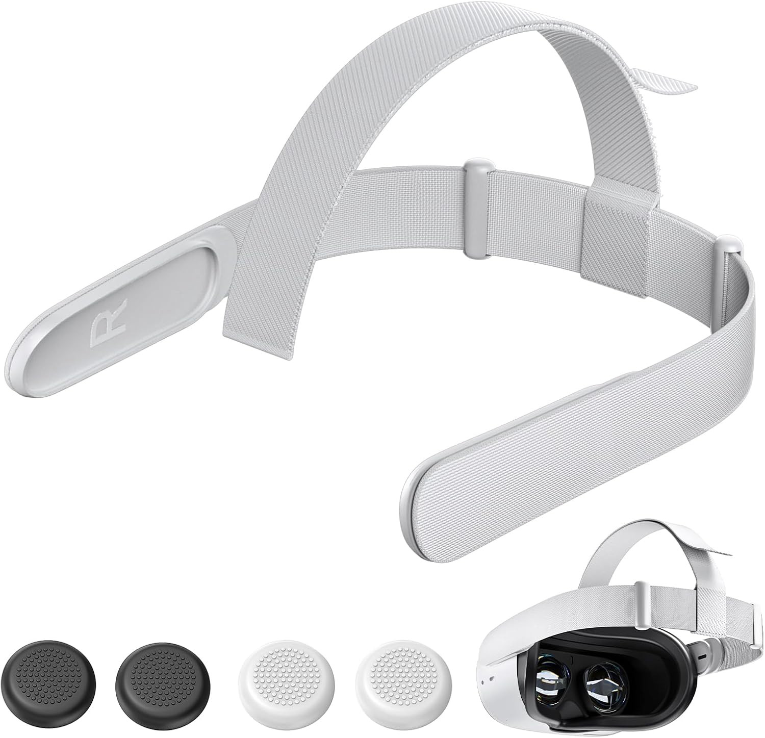Replacement Head Strap for Quest 2 VR Headset Accessories Lightweight Adjustable