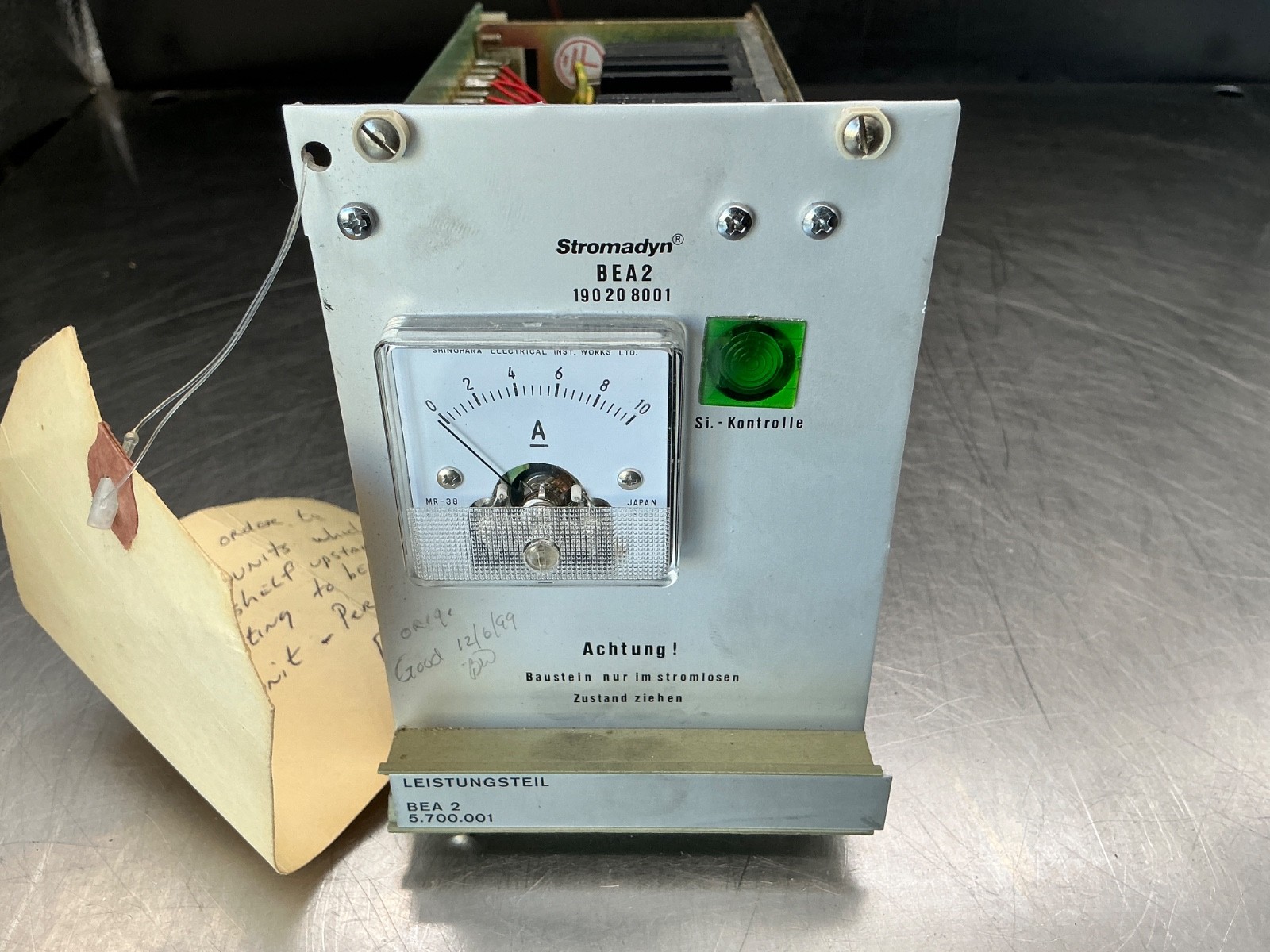 Stromadyn BEA2 19020-8001 Power Unit