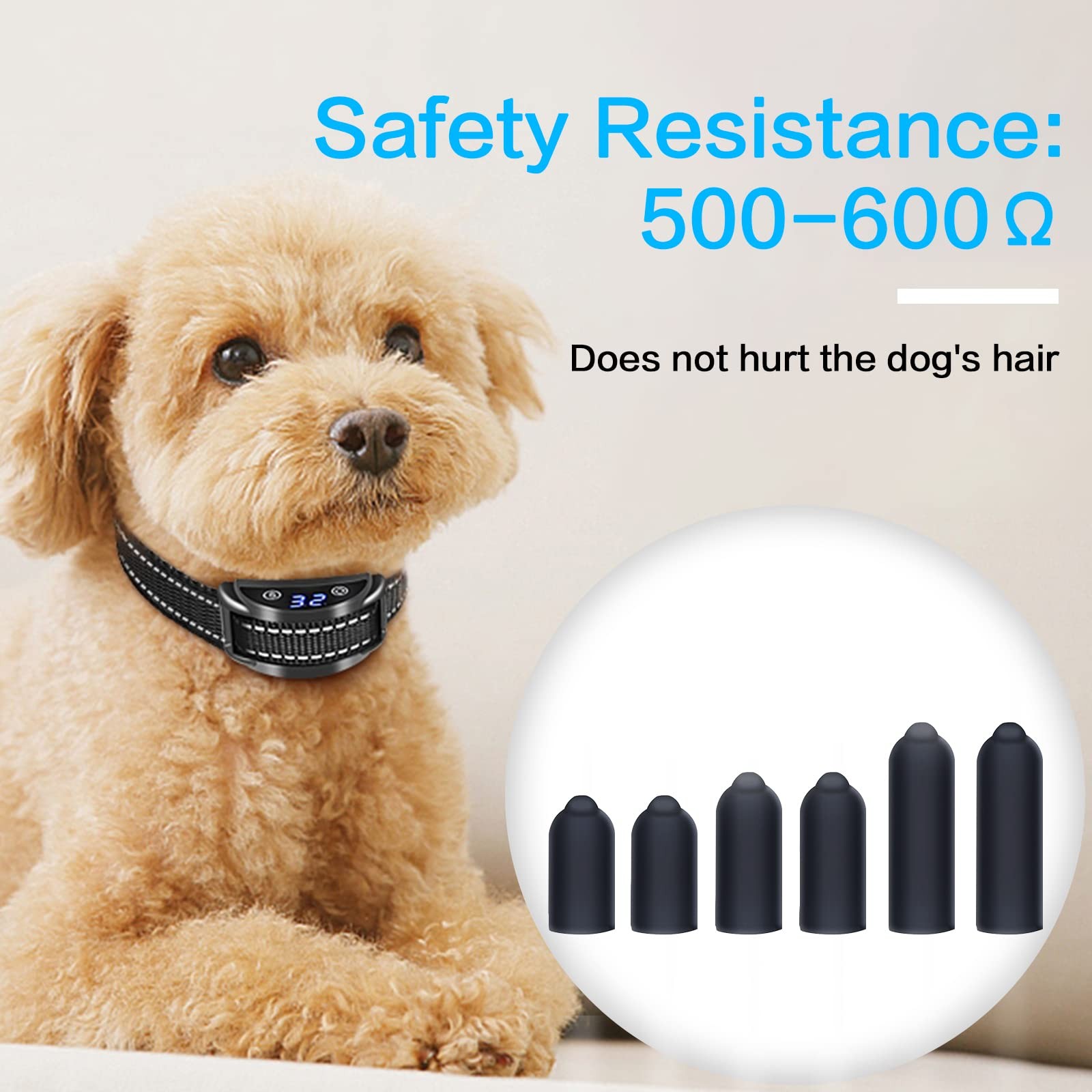 24 Pcs Dog Shock Collar Rubber Tips,training Collar Replacement Parts