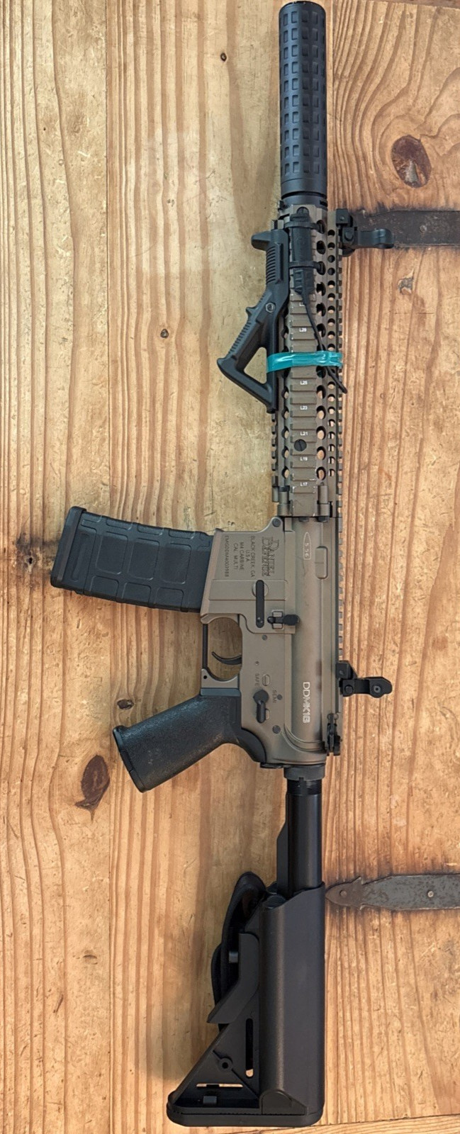 EMG Daniel Defense DDMK18 Custom DSG Build in FDE