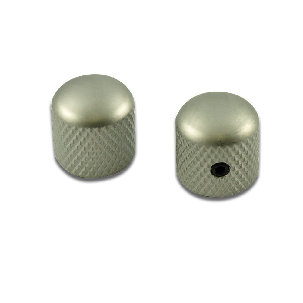 Dome Knob Set Of 2 With 6mm Internal Diameter Satin Chrome