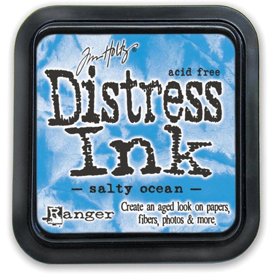 Tim Holtz DISTRESS INK PAD Acid Free Salty Ocean TIM35015