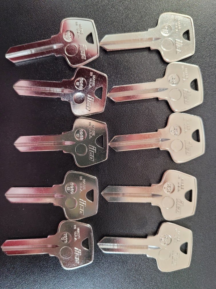 ILCO 1010U Key Blank Fits Sargent locks - Lot of 10
