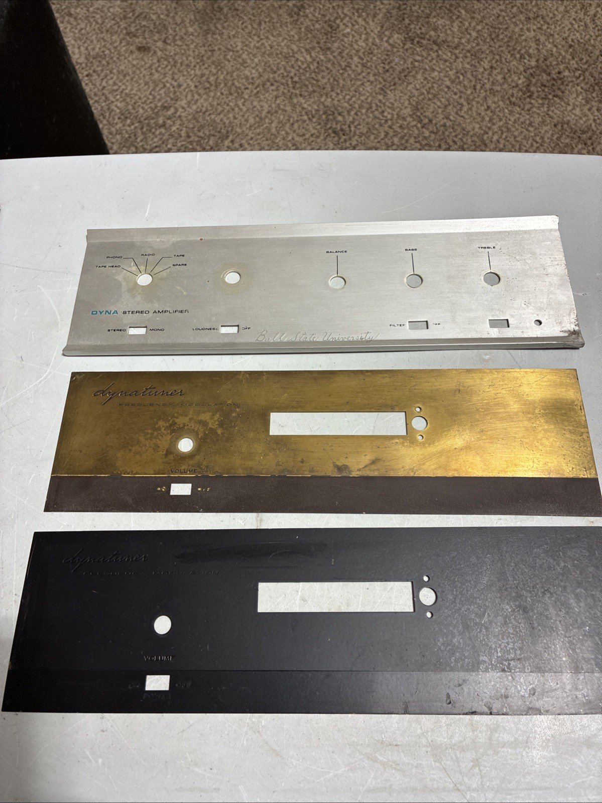 3-Dynaco Face Plates