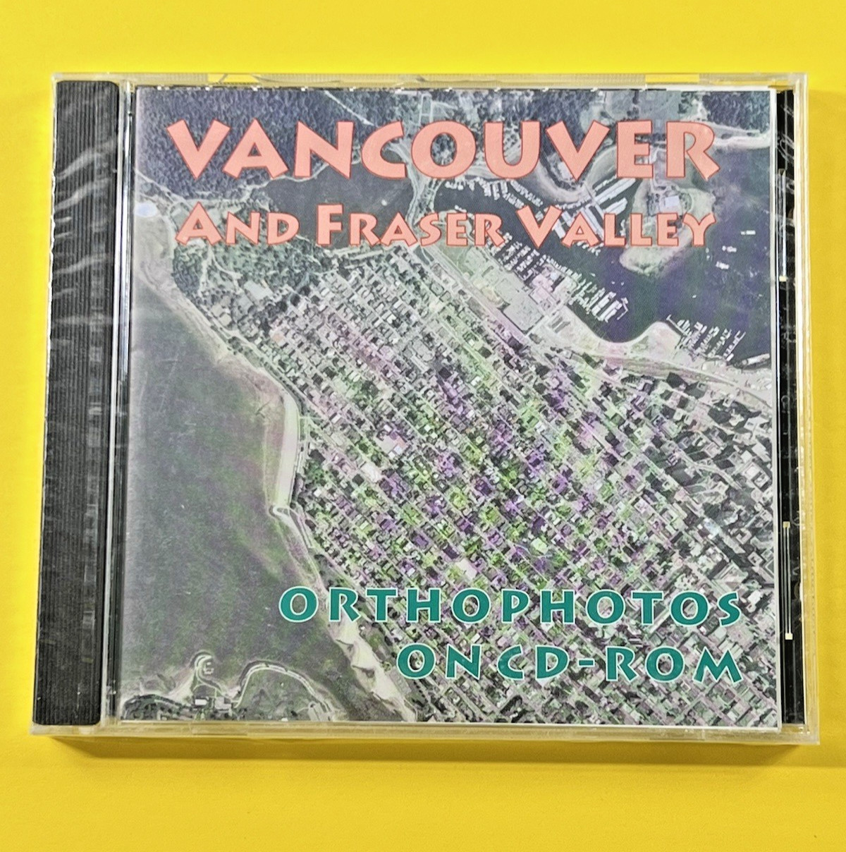 Vancouver and Fraser Valley BC Canada Orthophoto's on CD-ROM Vintage 1995 SEALED