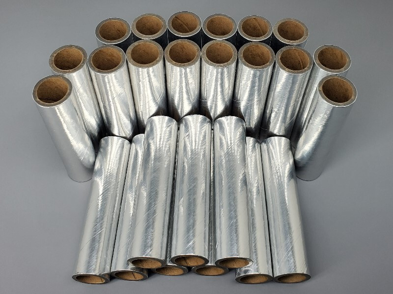 25pc Fireworks Paper Cardboard Tubes 3/4" x 4" x 1/8" Silver Thick Walled