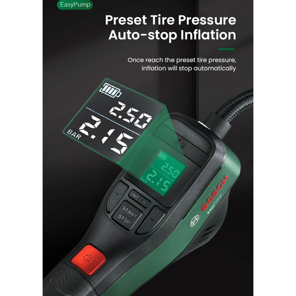 [Express Ship] BOSCH Easy Pump Cordless Compressed Air pump Tyre Inflator