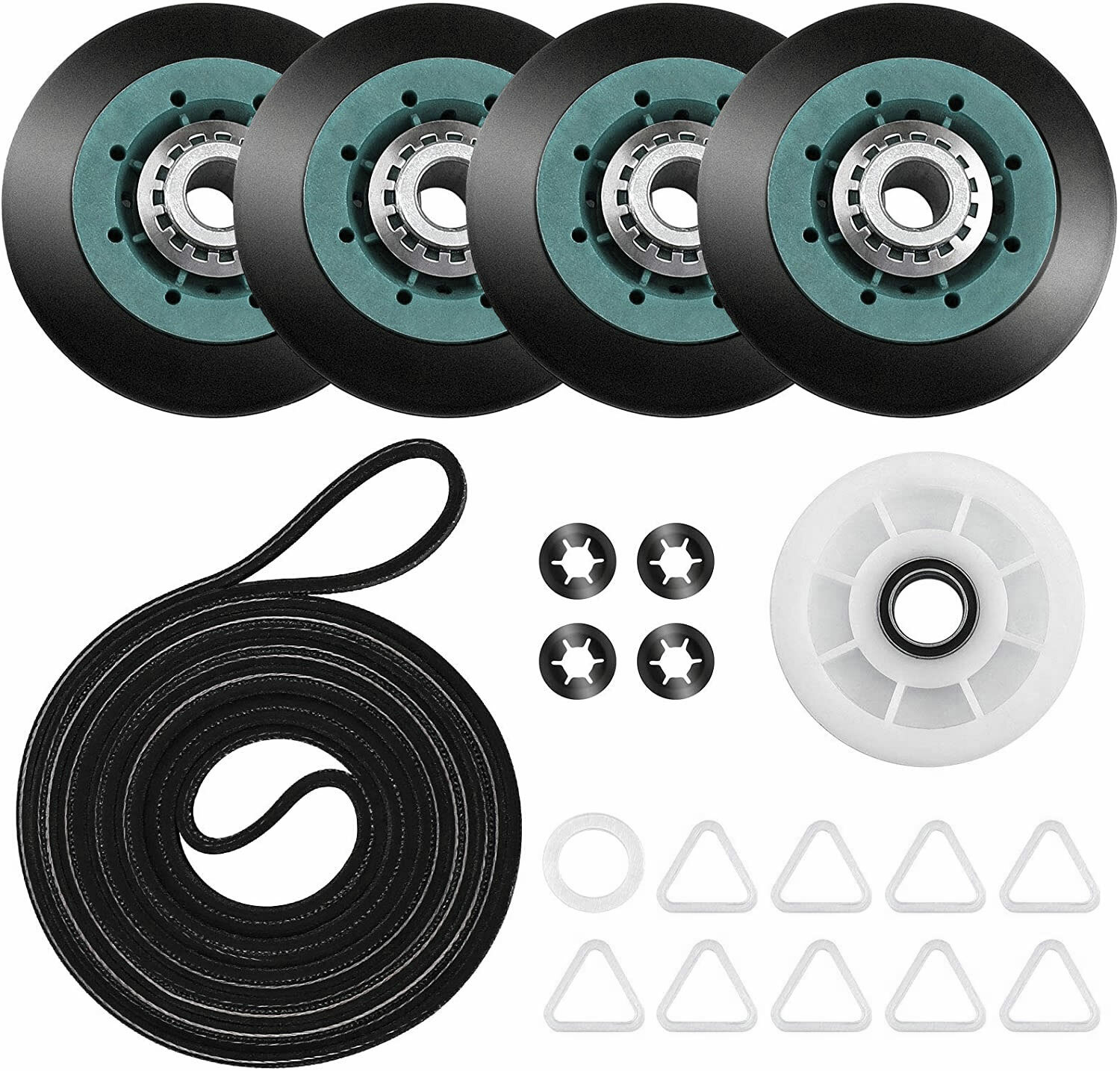 110.67102310 Kenmore Heavy Duty Dryer Rollers Pulley Belt Kit