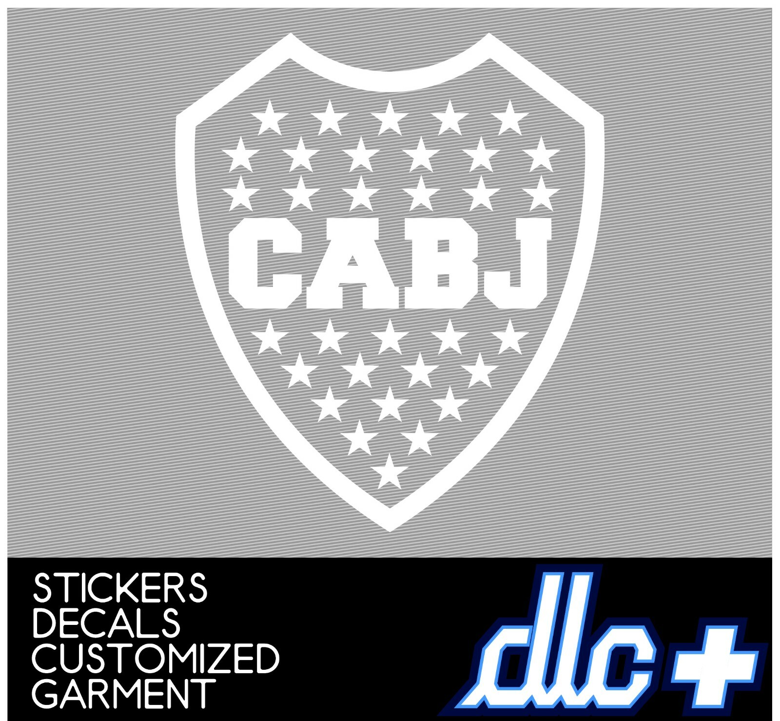 Boca Juniors Argentina Vinyl Sticker Decal Calcomania Color Xeneize Futbol AFA