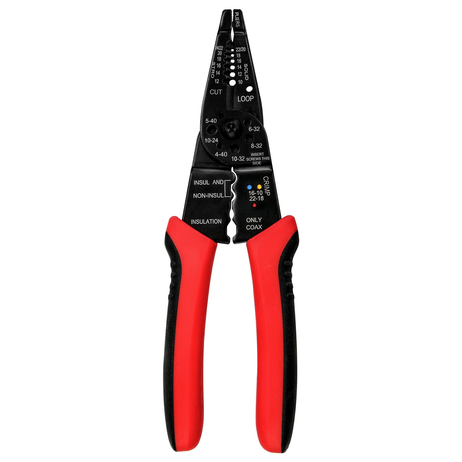 Wire Stripper Cutter Wire Stripping Tool - 8 Inch, Multi-Function Hand Tool，P...