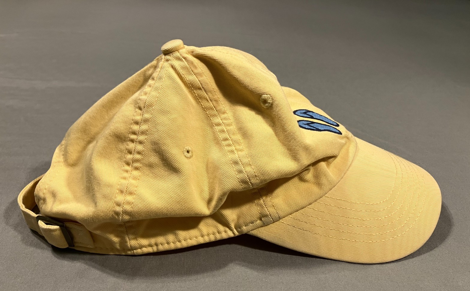 Life is Good Yellow Flip Flop Baseball Cap Adjustable Cotton Embroidered