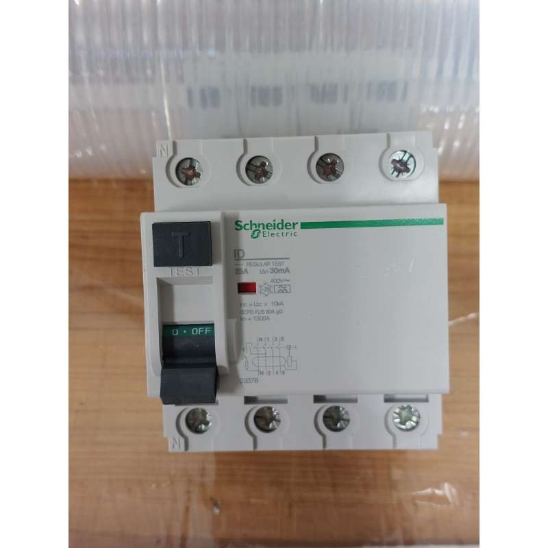 Schneider 23378 Residual Current Switch ID 4P 25A Class A 30mA