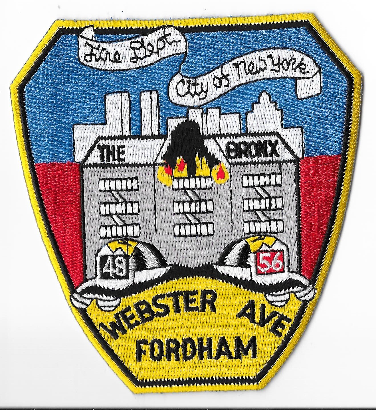 New York Fire Department (FDNY) Engine 48 Ladder 56 Fordham Patch V1