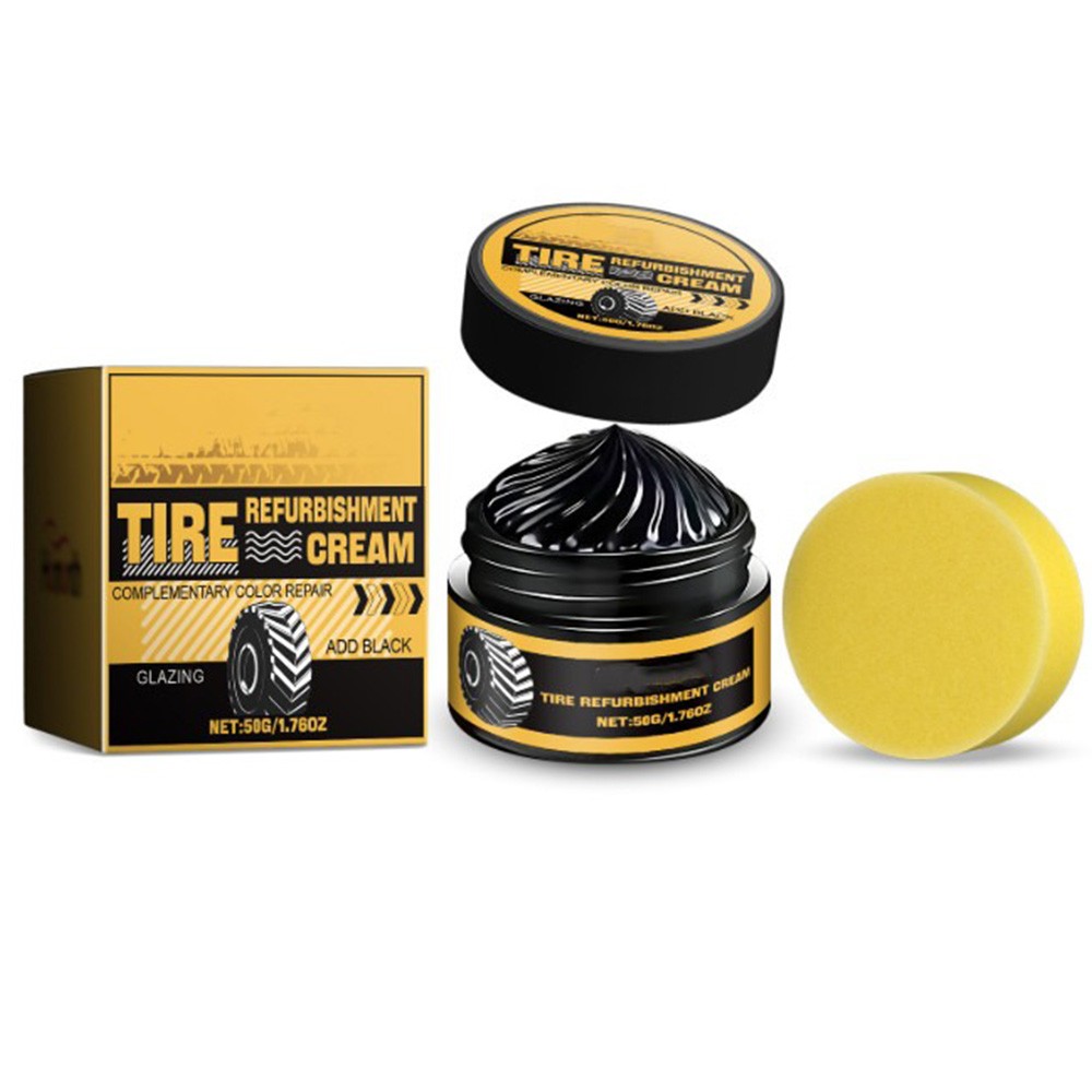 50g Tyre Nourish Cream,Tire Nourish Wax Cream,Tyre Nourish Cream Maintain Luster
