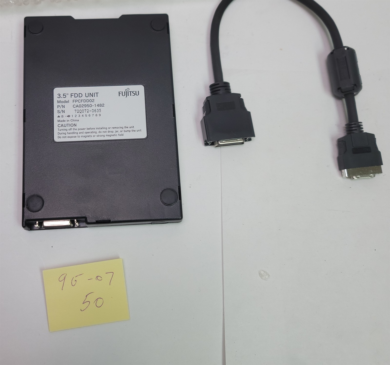 Fujitsu 3.5" FPCFDD02 External FDD Floppy Drive for S-Series Laptops