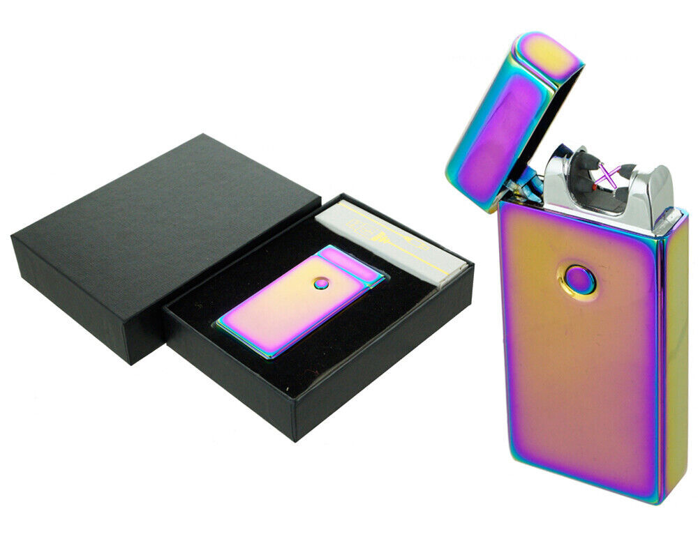 Dual Arc Electric USB Lighter Rechargeable Plasma Windproof Flameless