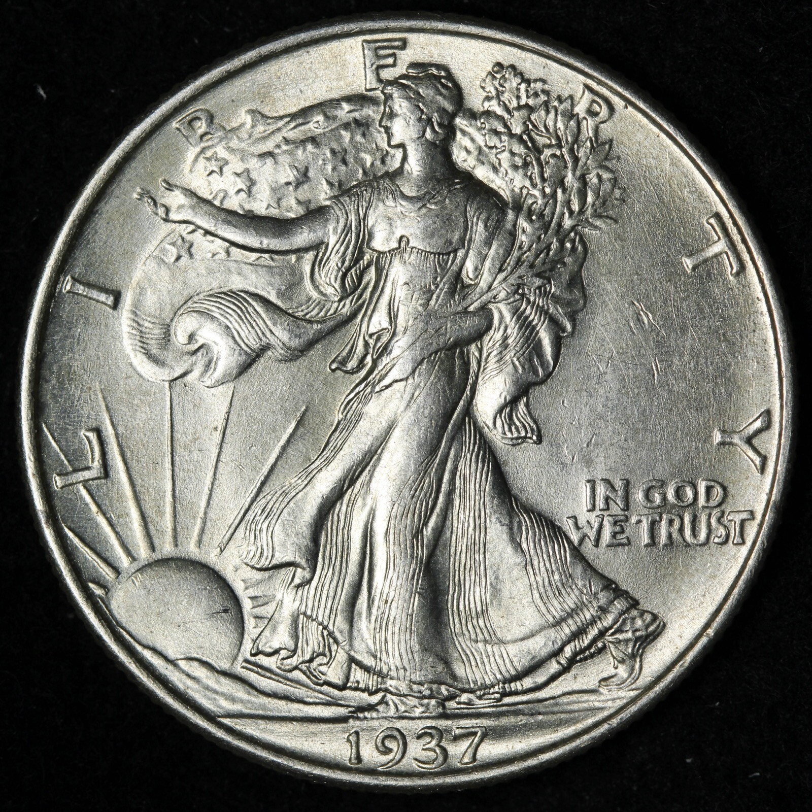 1937 Walking Liberty Silver Half Dollar BU *UNCIRCULATED* MS E359 SZHB