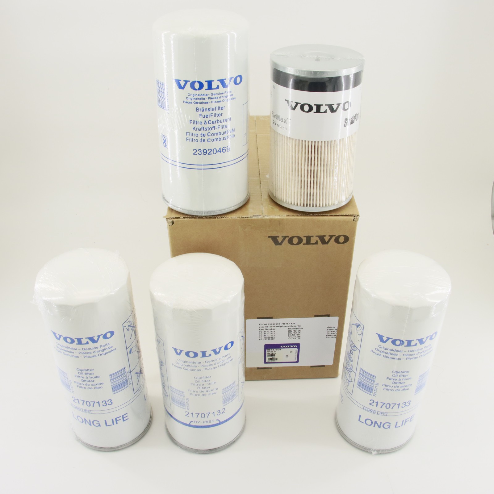 21707133 (2) , 21707132, 23920469, FS19765 Volvo D13 Engine Filters Change Kit