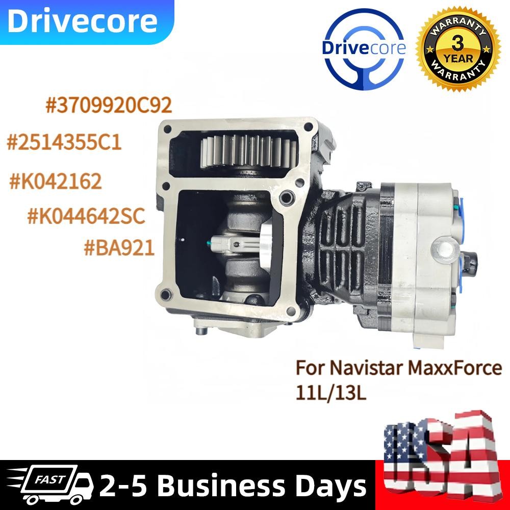 For Navistar MaxxForce 11L/13L 3709920C92 2514355C1 K042162 Air Brake Compressor