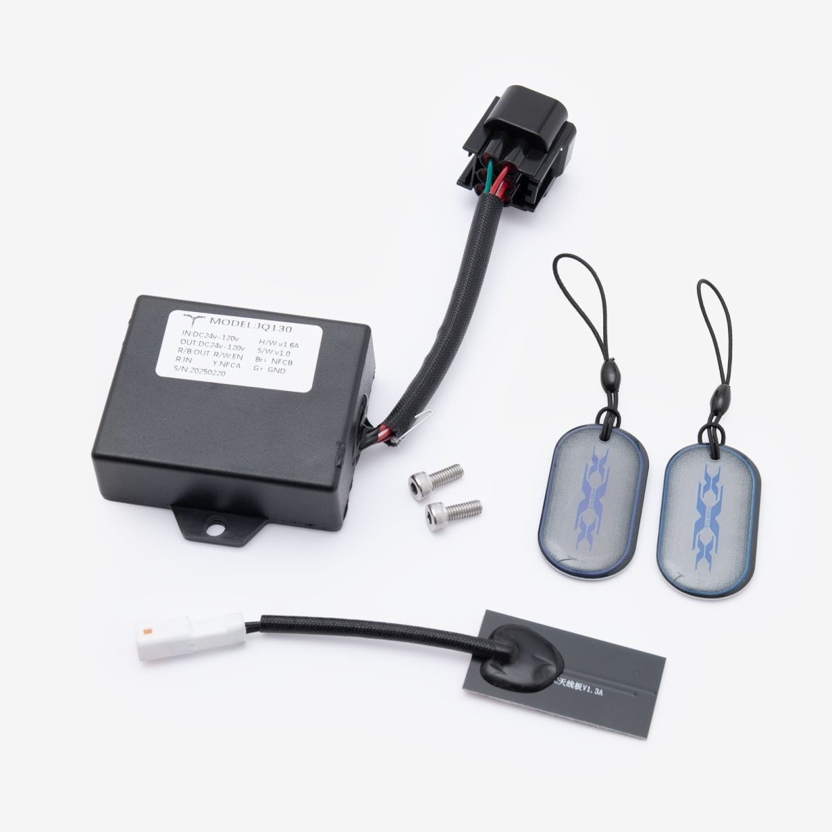 NFC Sensor and Fob Durable Centre Console Ignition Key Switch Black LCKST187