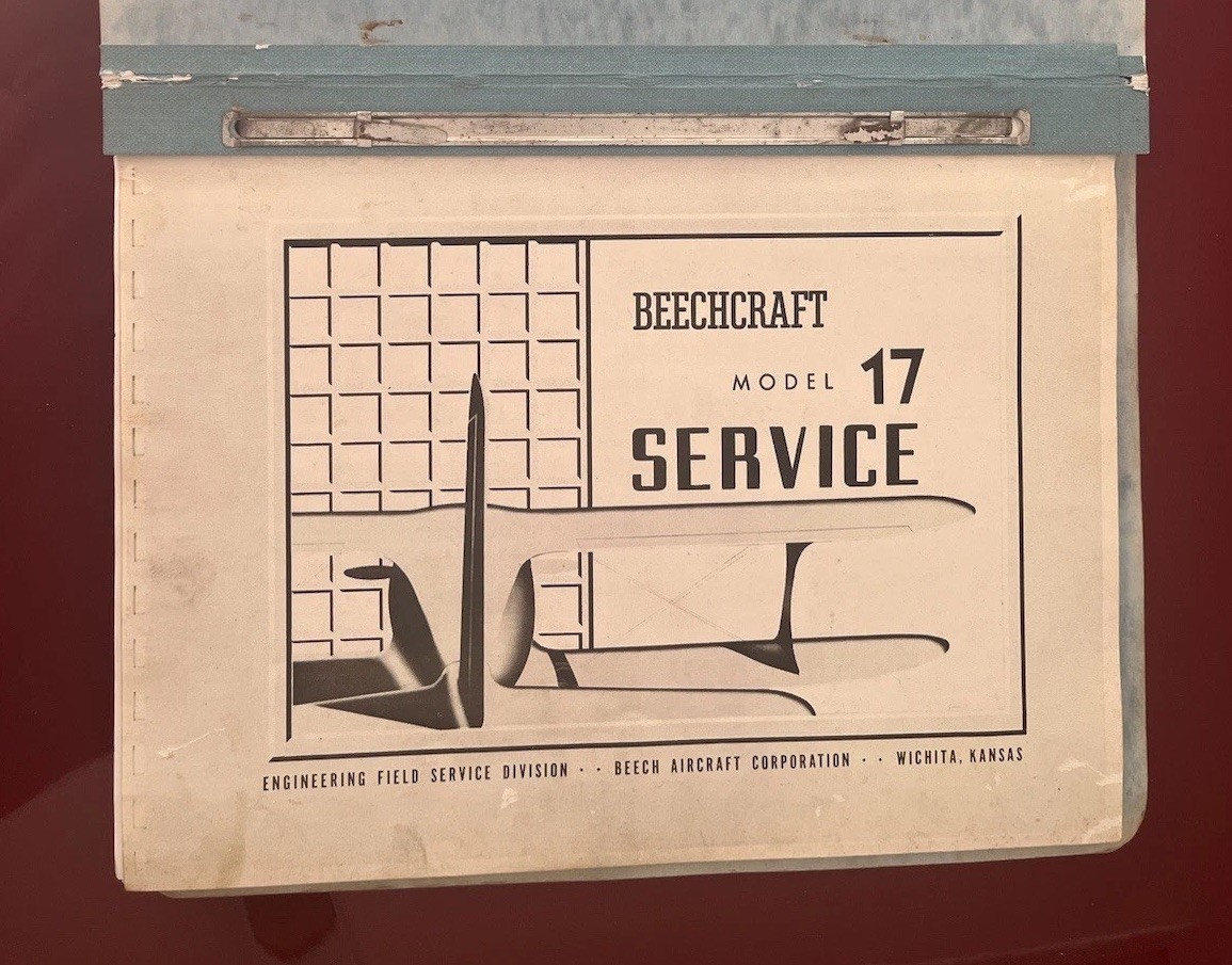 Beechcraft 17 Series Service Maintenance Manual Older Copy