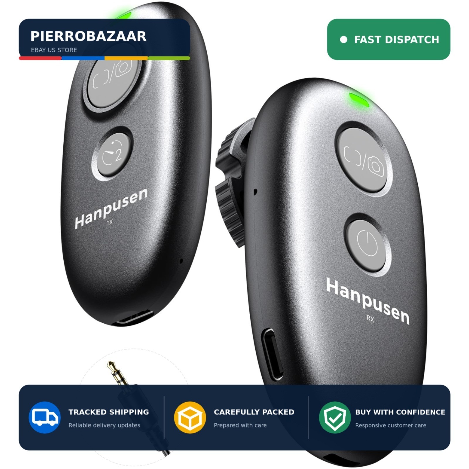 Hanpusen Wireless Remote Shutter Release for Panasonic LUMIX Cameras