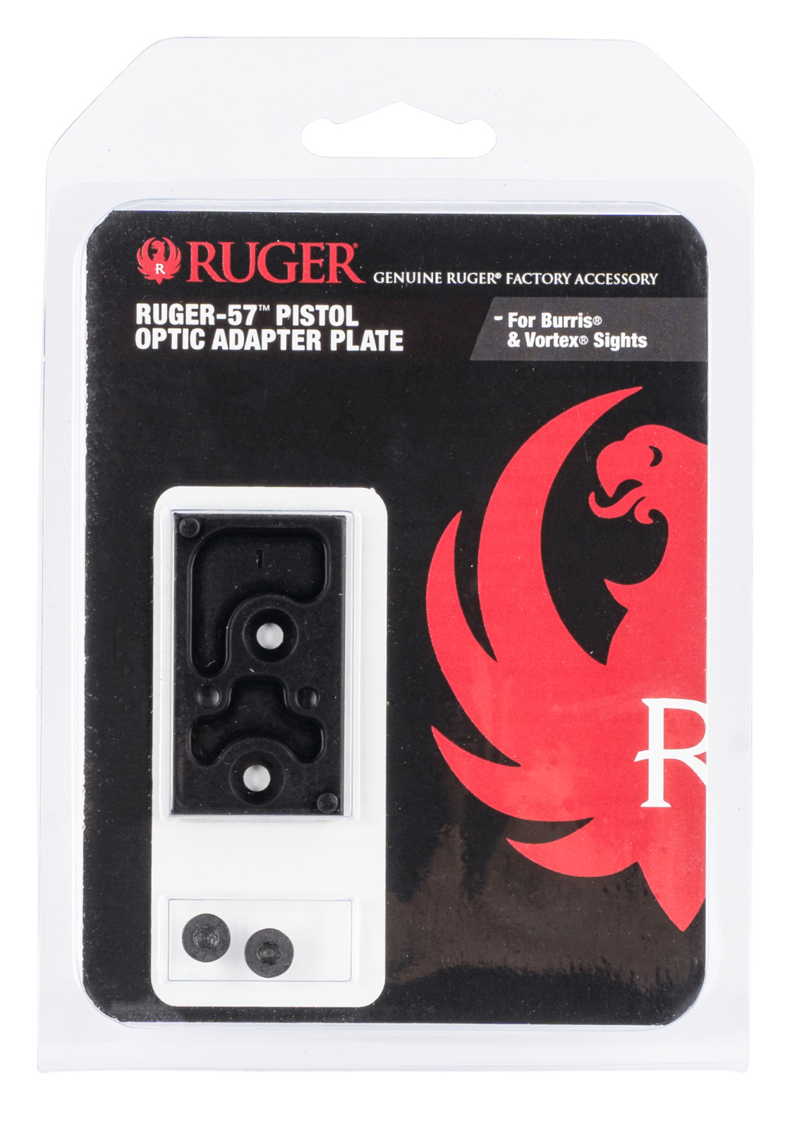 Ruger Optic Adapter Plate Burris & Vortex Aluminum Black Hardcoat Anodized 90720