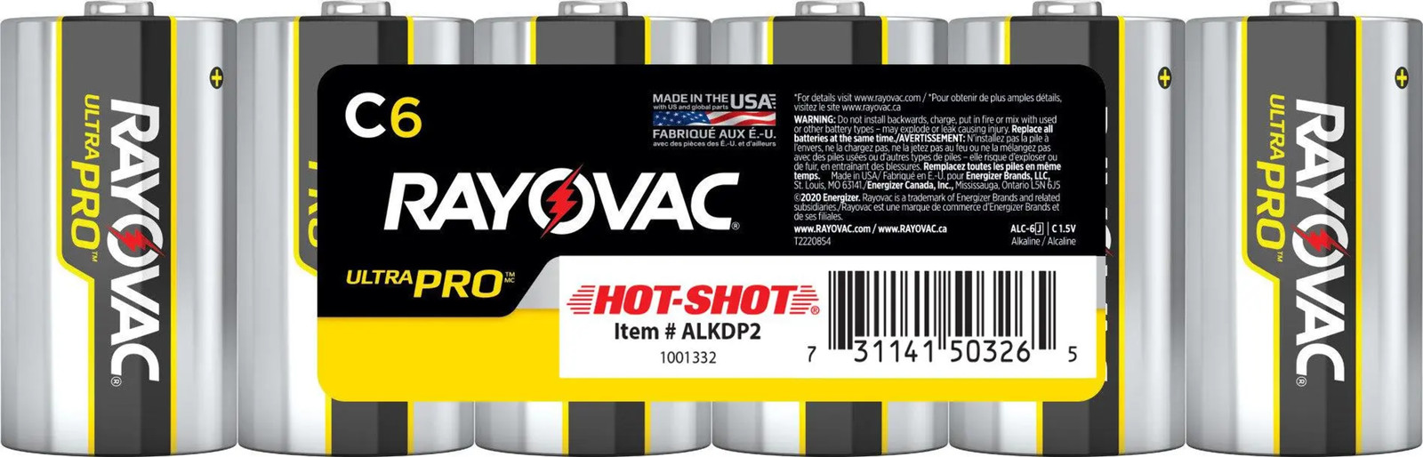 Hot-Shot Livestock Battery Cell 6-Pack