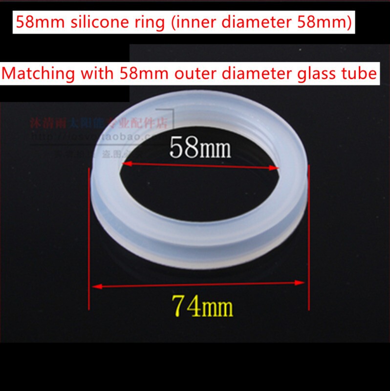 20PCS silicone silica gel sealing o ring 58mm for solar water heater vacuum tube