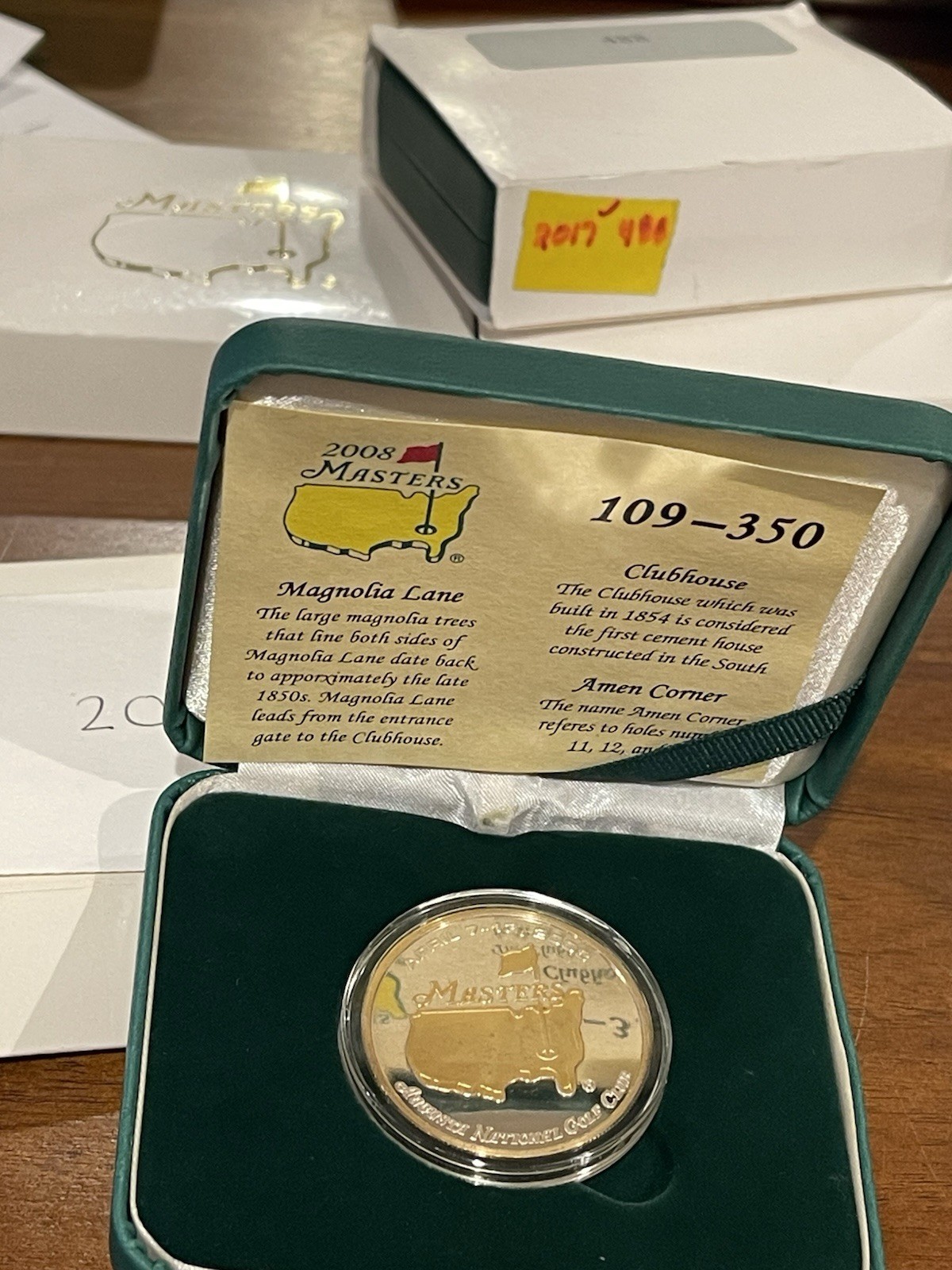 1 oz silver 2008 MASTERS Augusta National Silver COIN