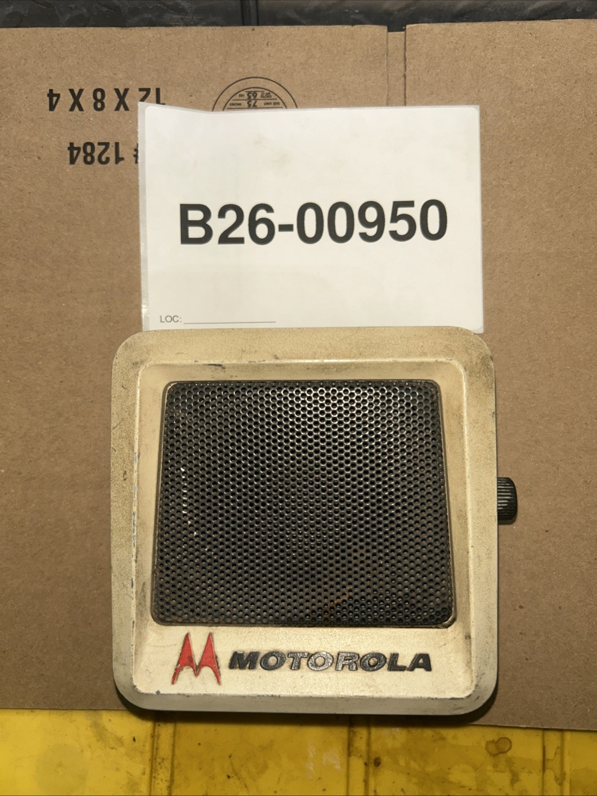 MOTOROLA TSN-6006A Speaker Trucker CB Ham Radio Side Volume