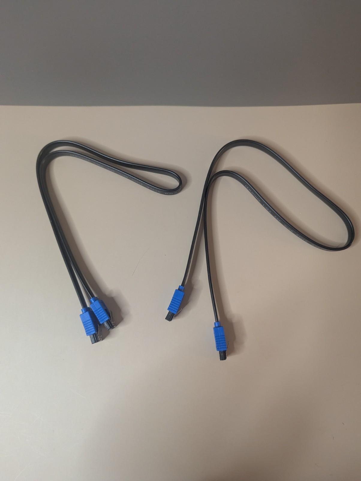 BENFEI SATA III Data Cable 2-Pack High Speed Straight Black Blue