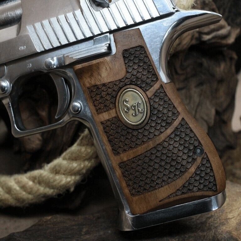 Desert Eagle Magnum Research 357.44.50 AE Grips Walnut Wood set Custom design