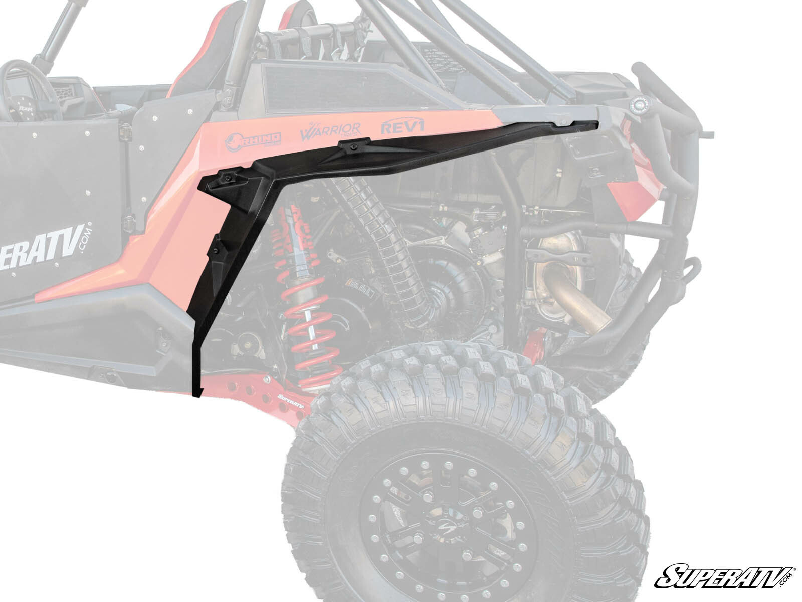 SuperATV Fender Flares for Polaris RZR XP 1000 / XP 4 (2014-2023) - Rear ONLY
