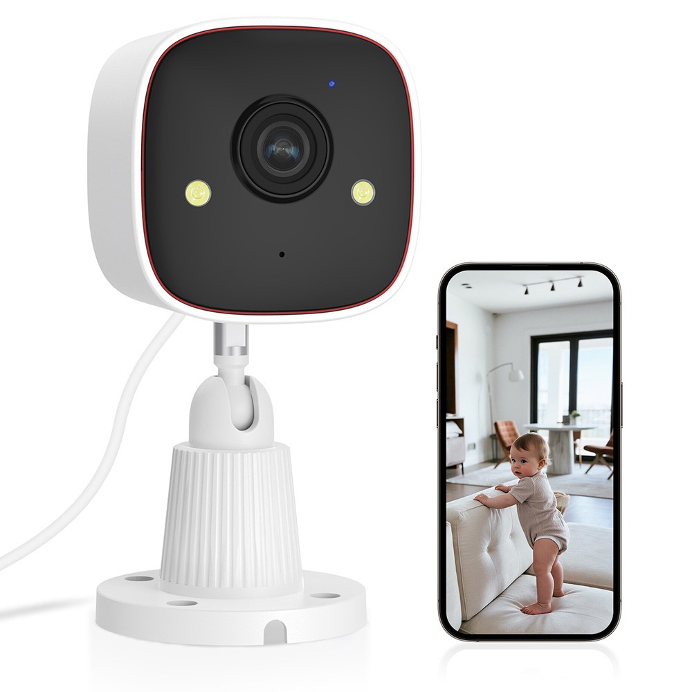 3MP WiFi Wireless Indoor Home Security Camera Night Vision Baby Pet Monitor
