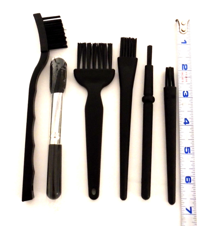 6 Anti-Static Cleaning Brushes Keyboard Electronic Dust Devices Etc. Free Ship