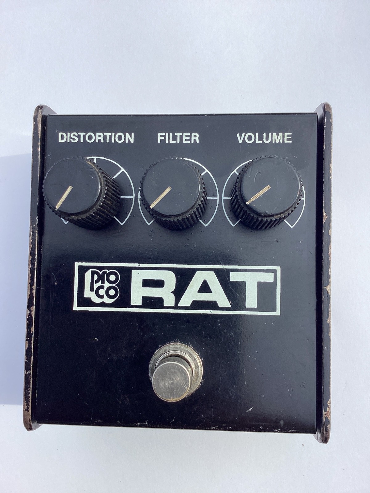 ProCo RAT Distortion Pedal Made in USA Guitar Effects Pedal BLACKFACE LM308