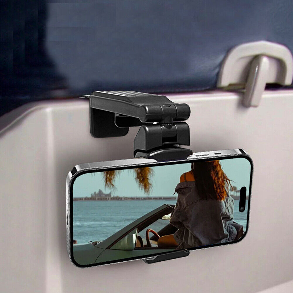 Airplane Phone Holder 360° Rotation Travel Essentials for Plane Flying US