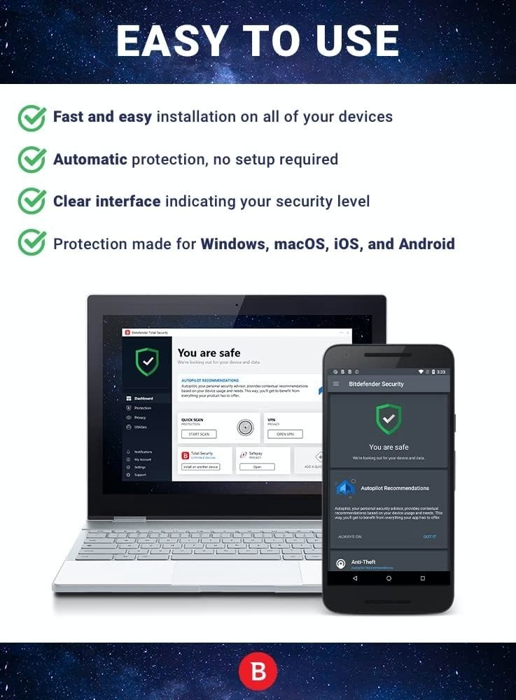 Bitdefender Internet Security - 1 Year 1 Device (Windows Only)
