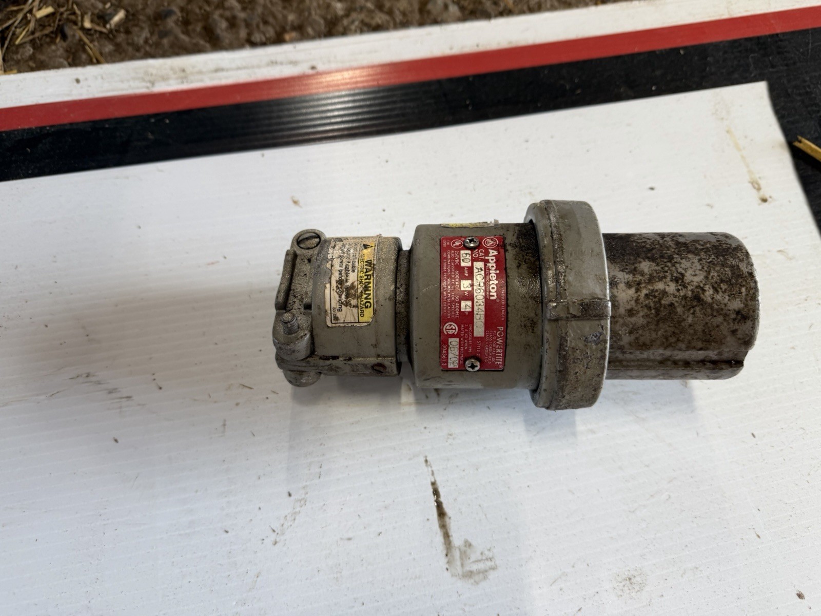 Appleton Powertite Plug Connector – Heavy Duty Industrial Hazardous LocationUsed