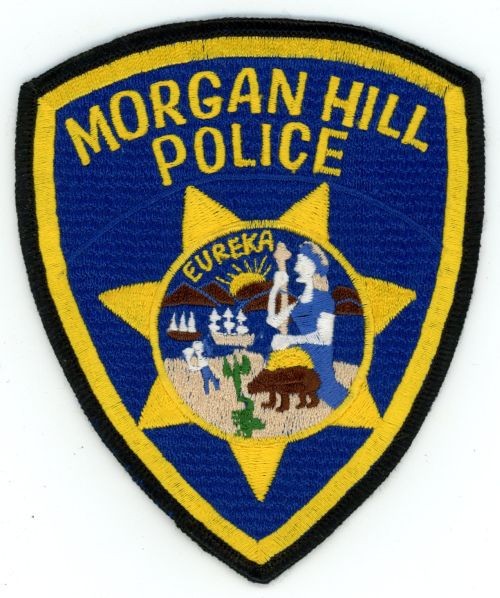 CALIFORNIA CA MORGAN HILL POLICE NICE SHOULDER PATCH SHERIFF