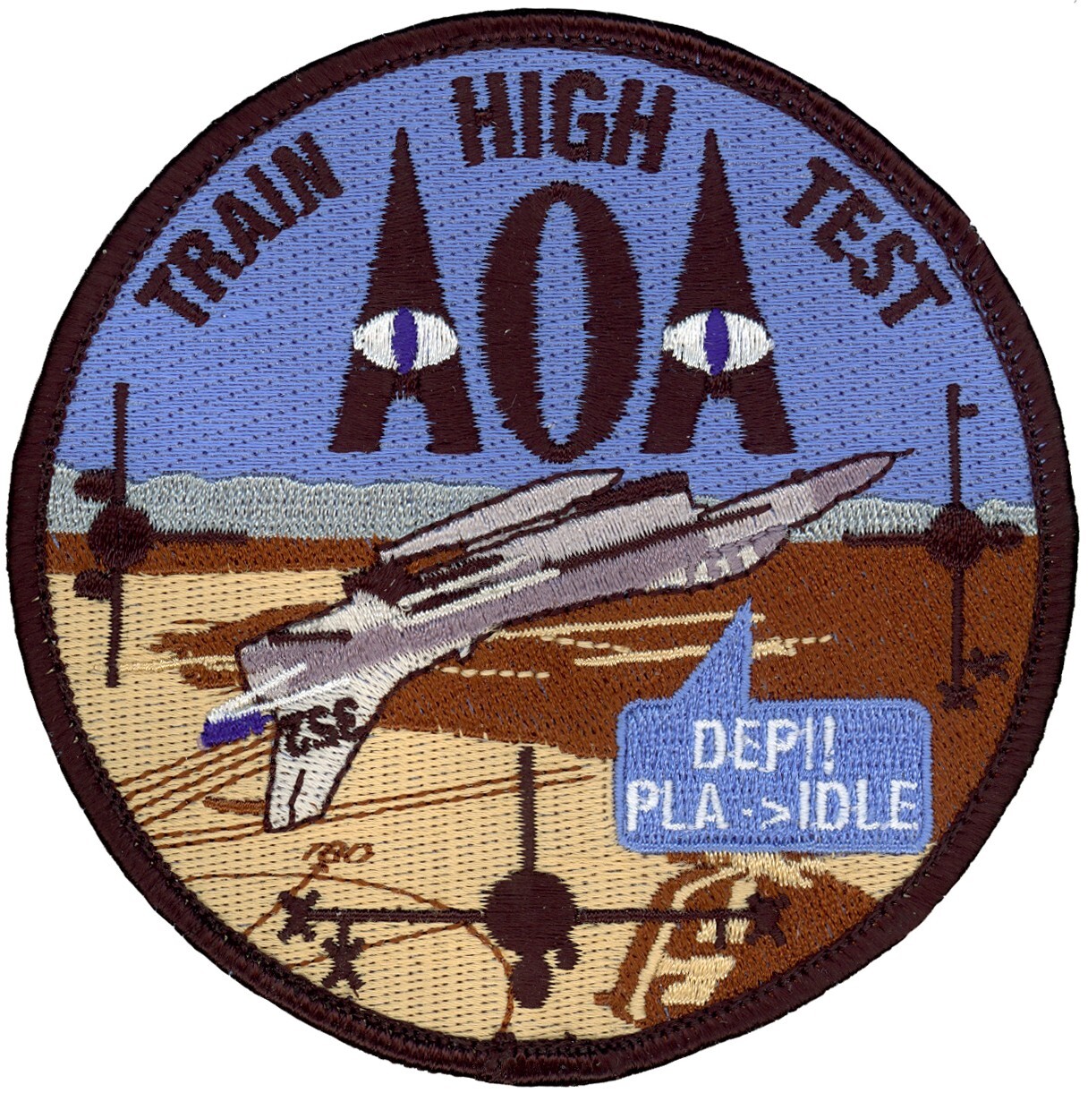 USAF 416th FLIGHT TEST SQUADRON – HIGH ANGLE of ATTACK PATCH
