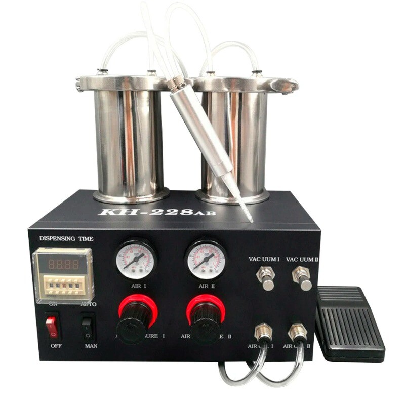 Automatic Double Liquid Dispenser Glue  Glue Applying Machine