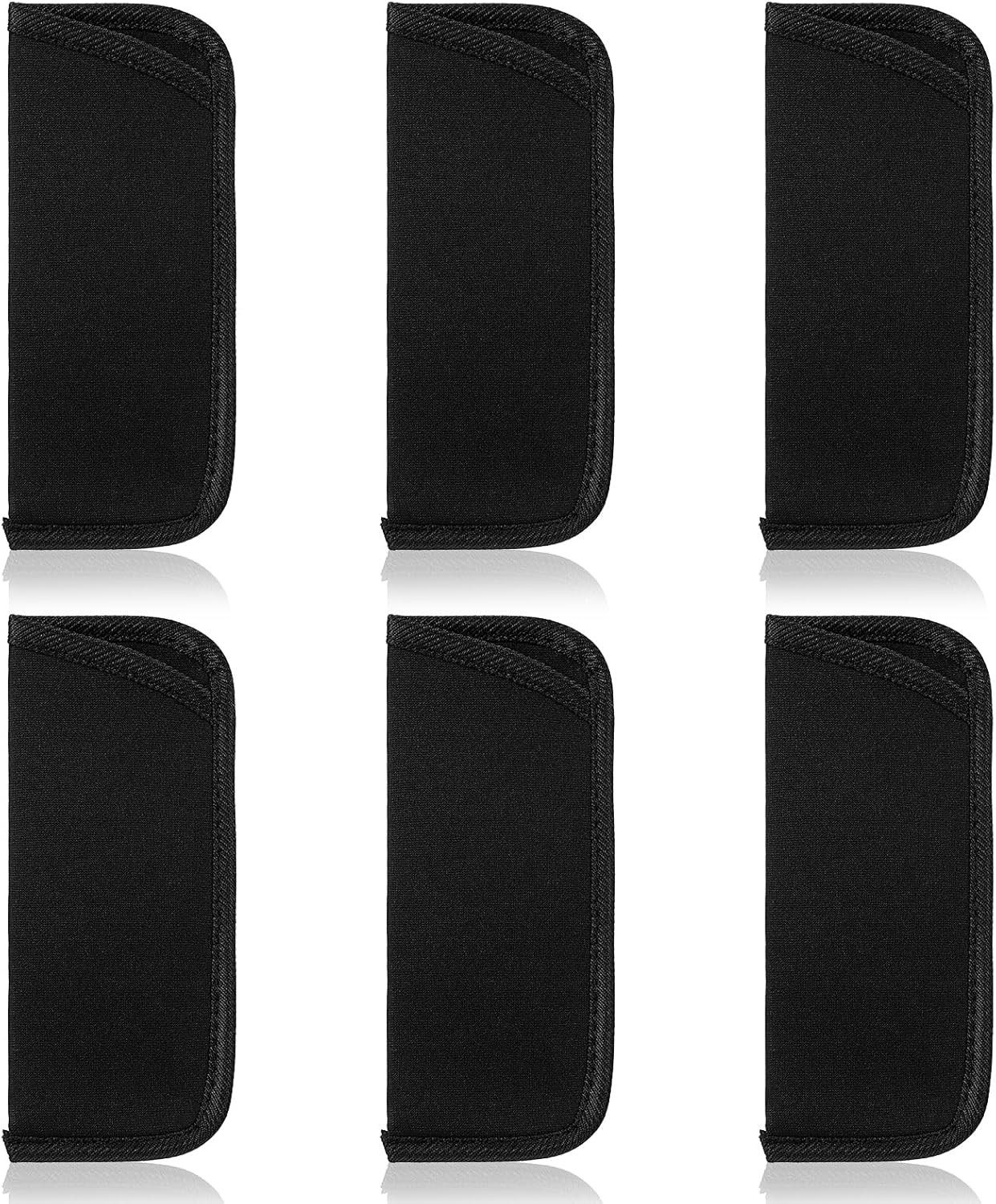 6Pcs Slip in Eyeglasses Cases, Reading Glasses Pouch, Fabric Spectacle Pouch, So