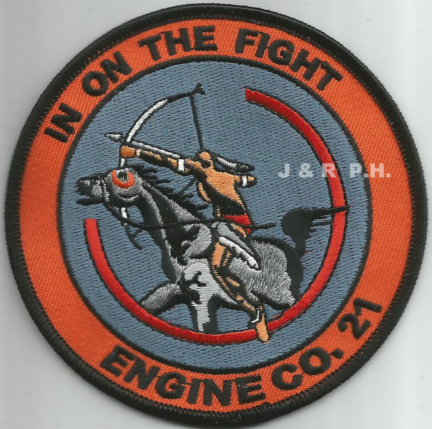 Denver  Station-21, CO  "In On the Fight"  (4" round size)  fire patch