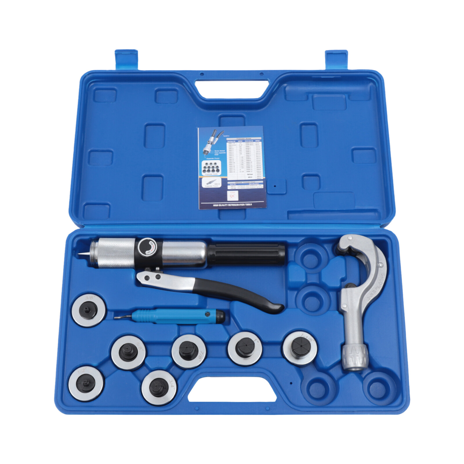 Hydraulic Plumbing Pipe Expander Tool Kit 7*Expander Heads For Air Conditioning