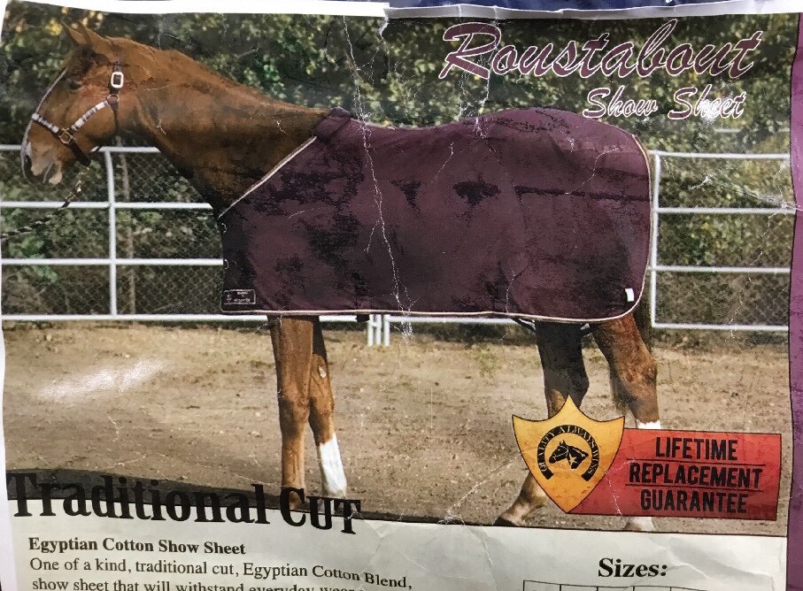 NEW Kensington Roustabout Taper Cut 533C-70B Show Sheet Cover; Size: 70”, Navy